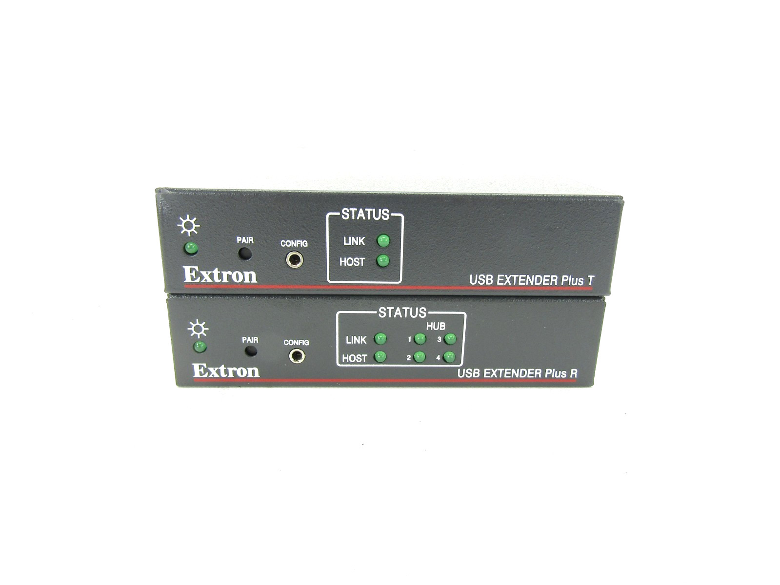 Extron USB Extender Plus T / R Transmitter & Receiver w/ AC Adapters