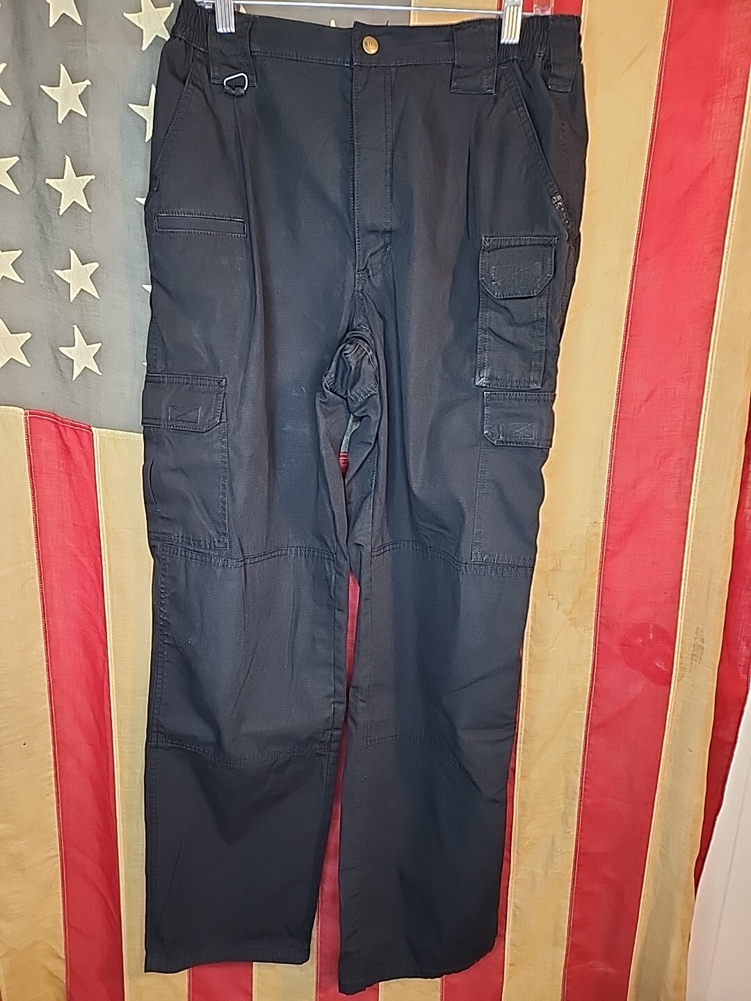 5.11 Tactical Black Cargo Combat Pants Size 34"X34" 8274