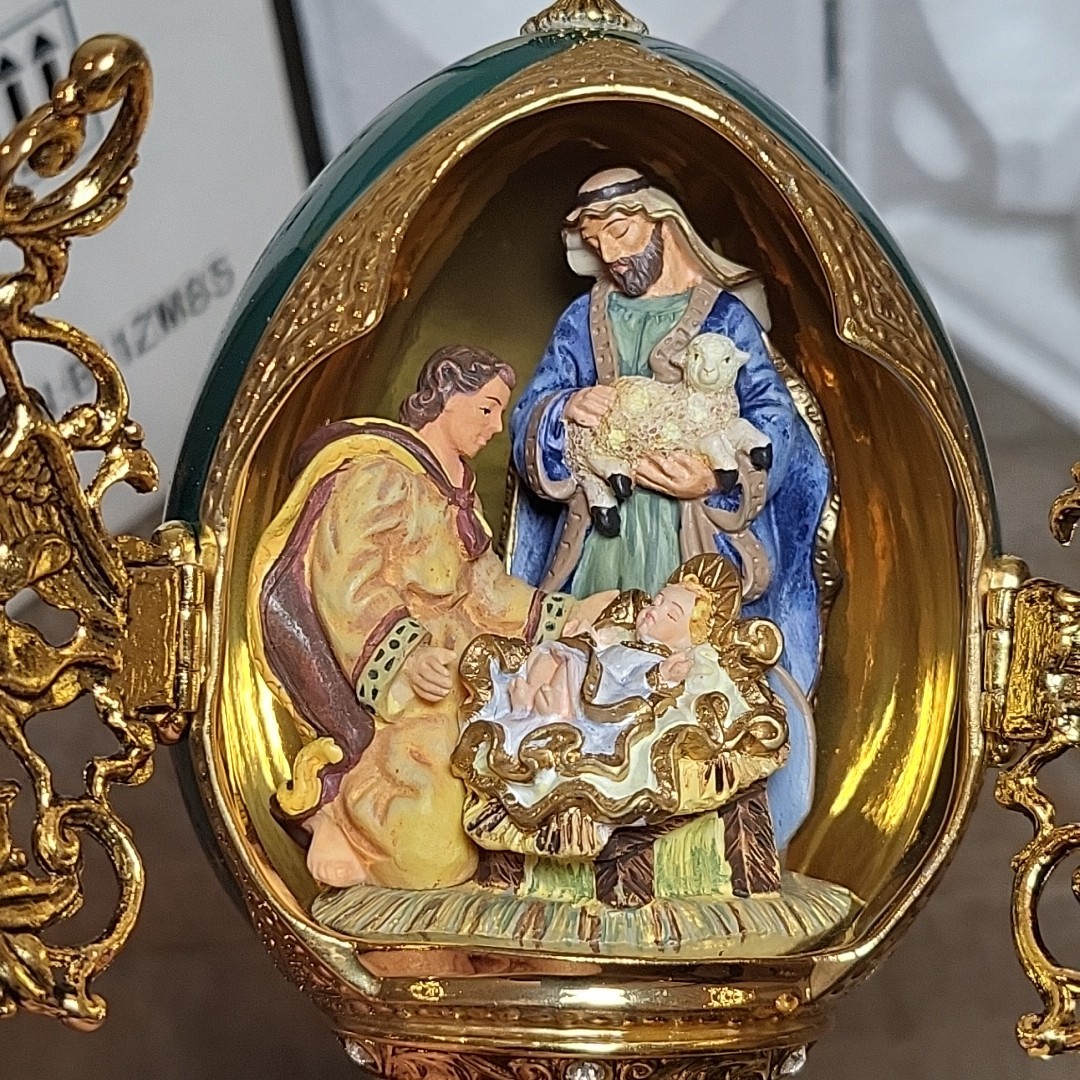 Franklin Mint House of Fabergé "The Shepherd’s Gift" Collector Egg AA2008 Boxed