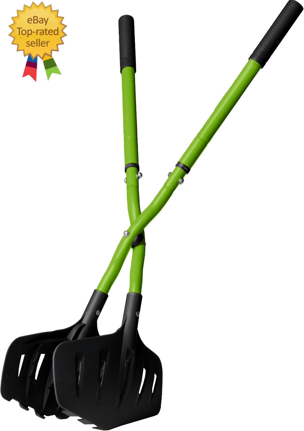 50002 Gator Grabber Telescoping Leaf Clean-Up Tool, Green/Black