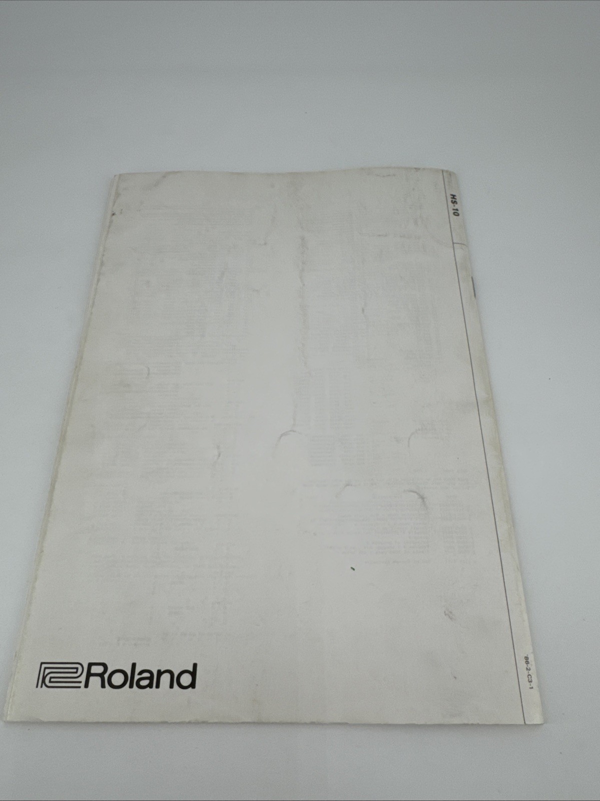 Roland Synth plus 10 Original Owner's Manual and Guide. HS-10. Fast Shipping