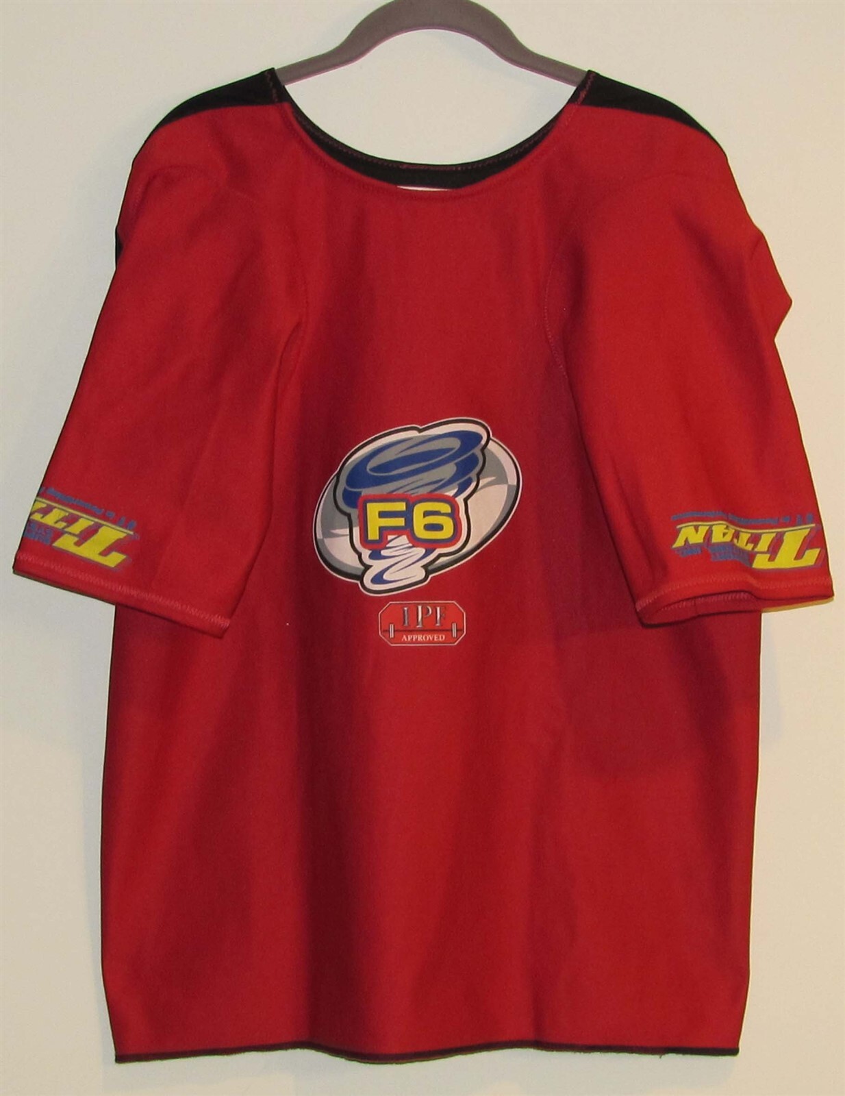 Titan F-6 NXG+ Bench Shirt Size 52 Red & Black (Lightly Used) Discontinued Color