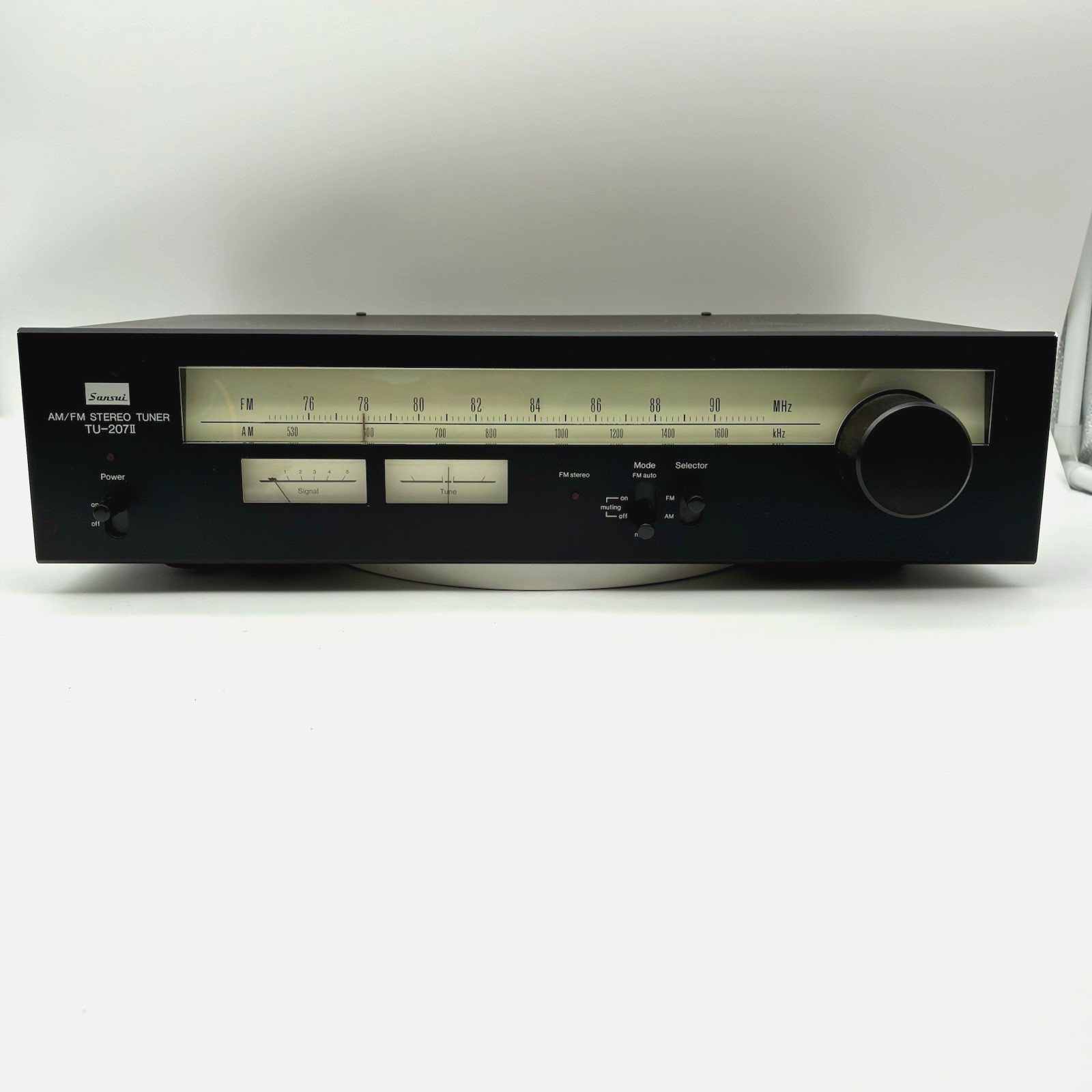 Sansui TU-207II FM AM Stereo Tuner Vintage Hi-Fi Audio Tested Working