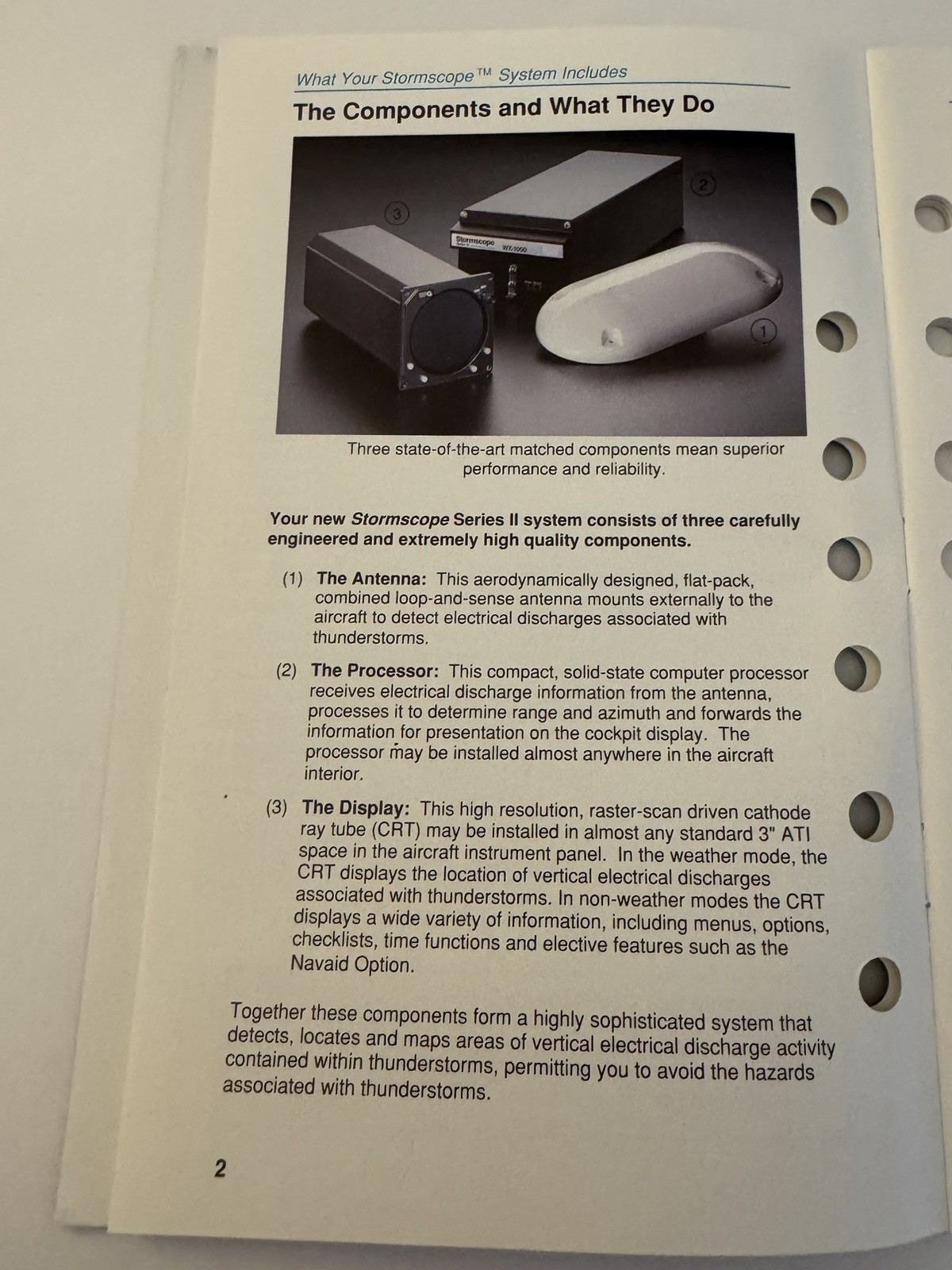 BF Goodrich Stormscope Series II Pilot's Handbook