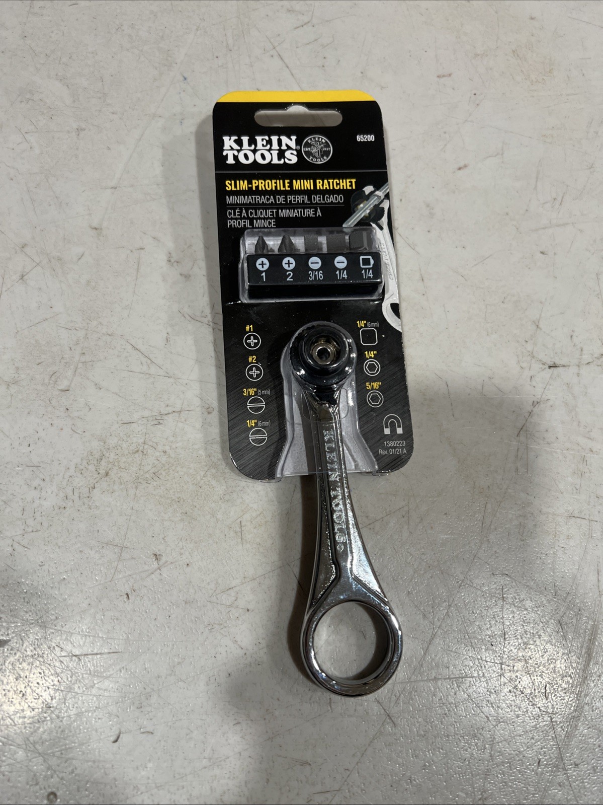 KLEIN TOOLS 65200 Ratchet Set, 5-Piece Mini Set Multi