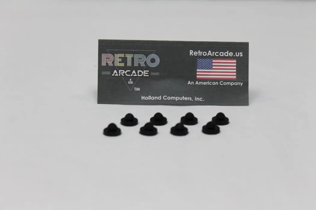 Set of 8:  3/8" rubber feet for RA-CABINET-COCKTAIL, cocktail glass spacer
