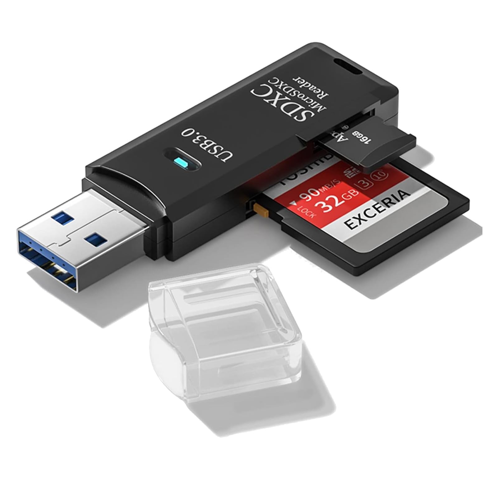 USB 3.0 Micro SD Card Reader 5Gbps Adapter Supports SDXC Micro SD