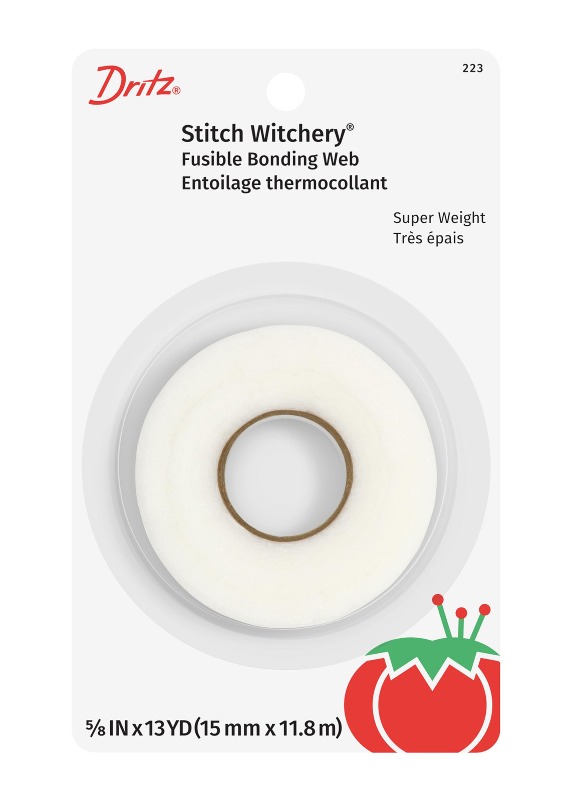 Dritz Stitch Witchery 5 8 Inch X 13 Yards Adhesive Fusible Fabric Tape