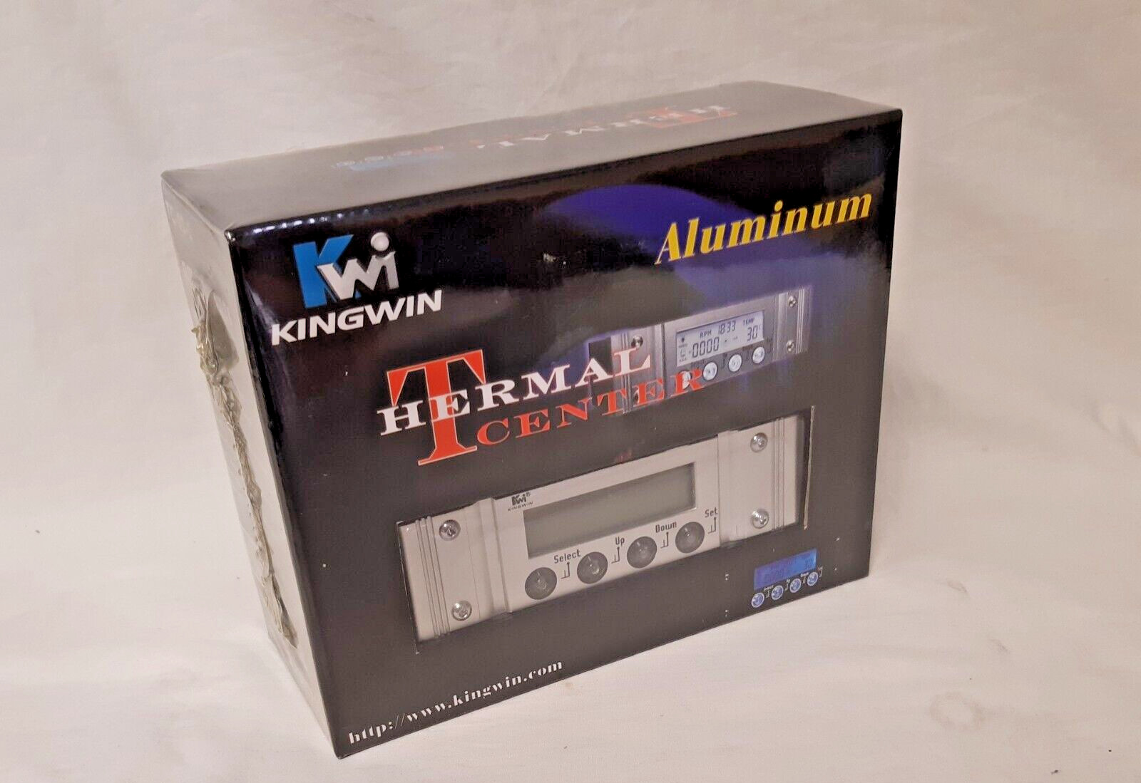 KINGWIN THERMAL CENTER DISPLAY TC-02-S, FACTORY SEALED, NEW OLD STOCK RETAIL BOX