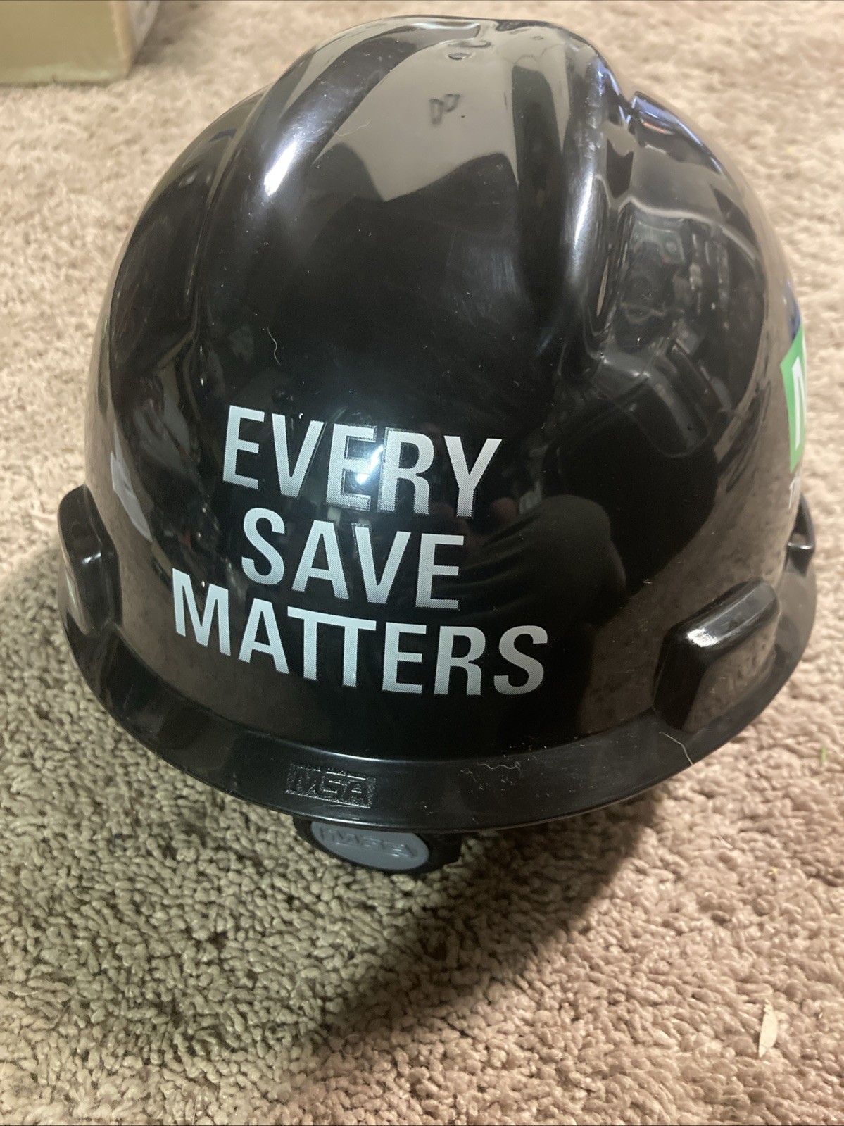 Size Medium MSA V-Gard Grainger, Pittsburgh Penguins, Hard Hat Safety helmet
