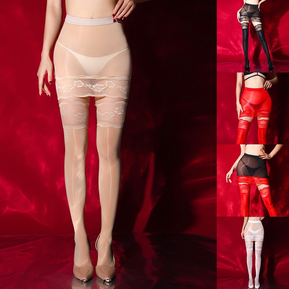 For Holiday For Vacation Lace Stockings Hip-covering Moderate Elasticity