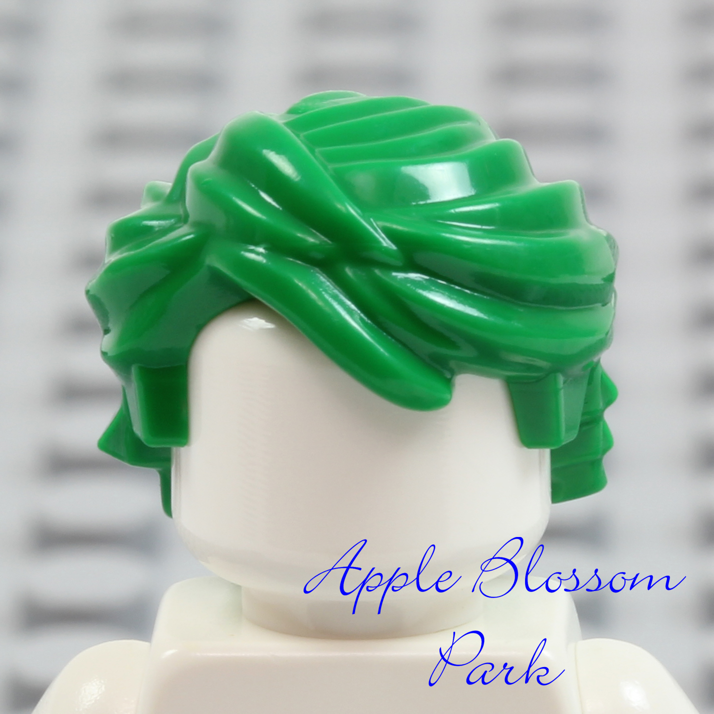 NEW Lego Male Minifig Short Tousled GREEN HAIR Batman Joker Long Head Gear 76023
