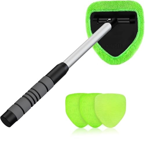 XINDELL Windshield Cleaner Tool – Car Interior Window Cleaning Kit with 19in