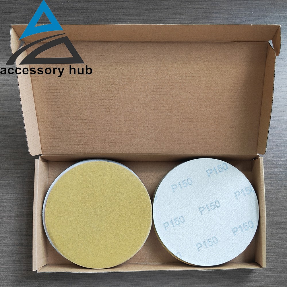 Hook & Loop 6'' Sanding Discs, Orbital DA Sander Paper Pads Accessoryhub US
