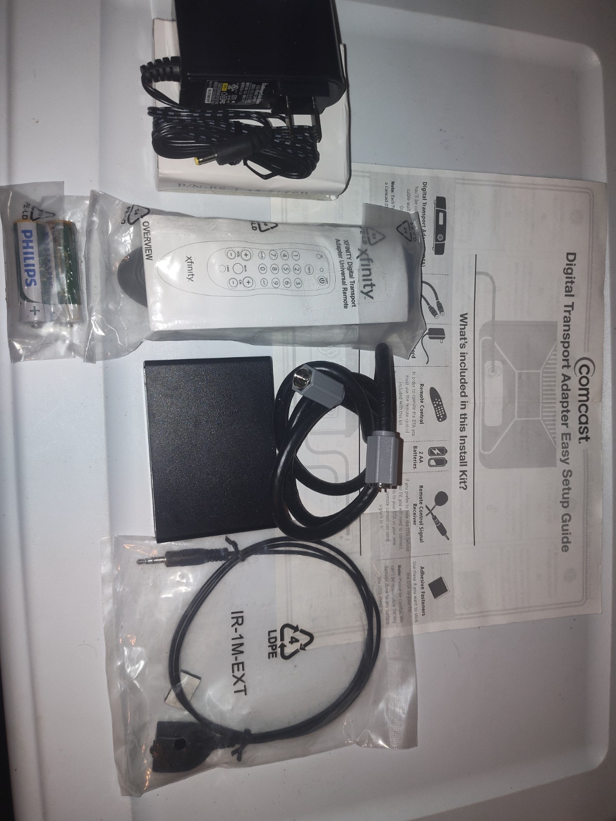 Comcast Digital Transport Adapter Self Installation Kit DC50Xu Cable TV