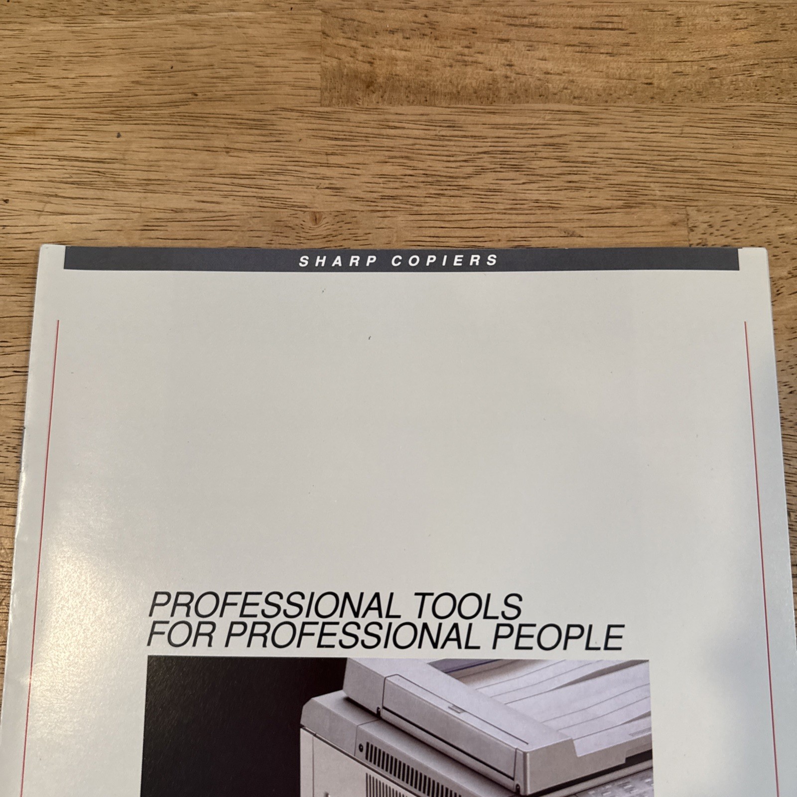 1988 Sharp Copiers Catalog And Specifications Vintage