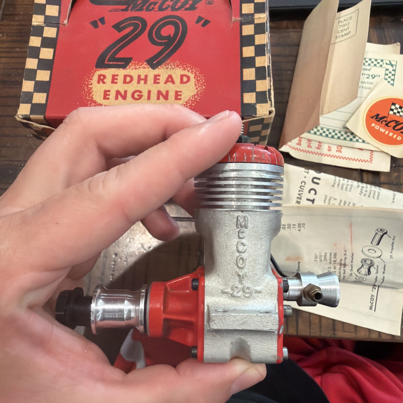 McCoy Redhead 29 .29 Vintage Model Engine New In Box