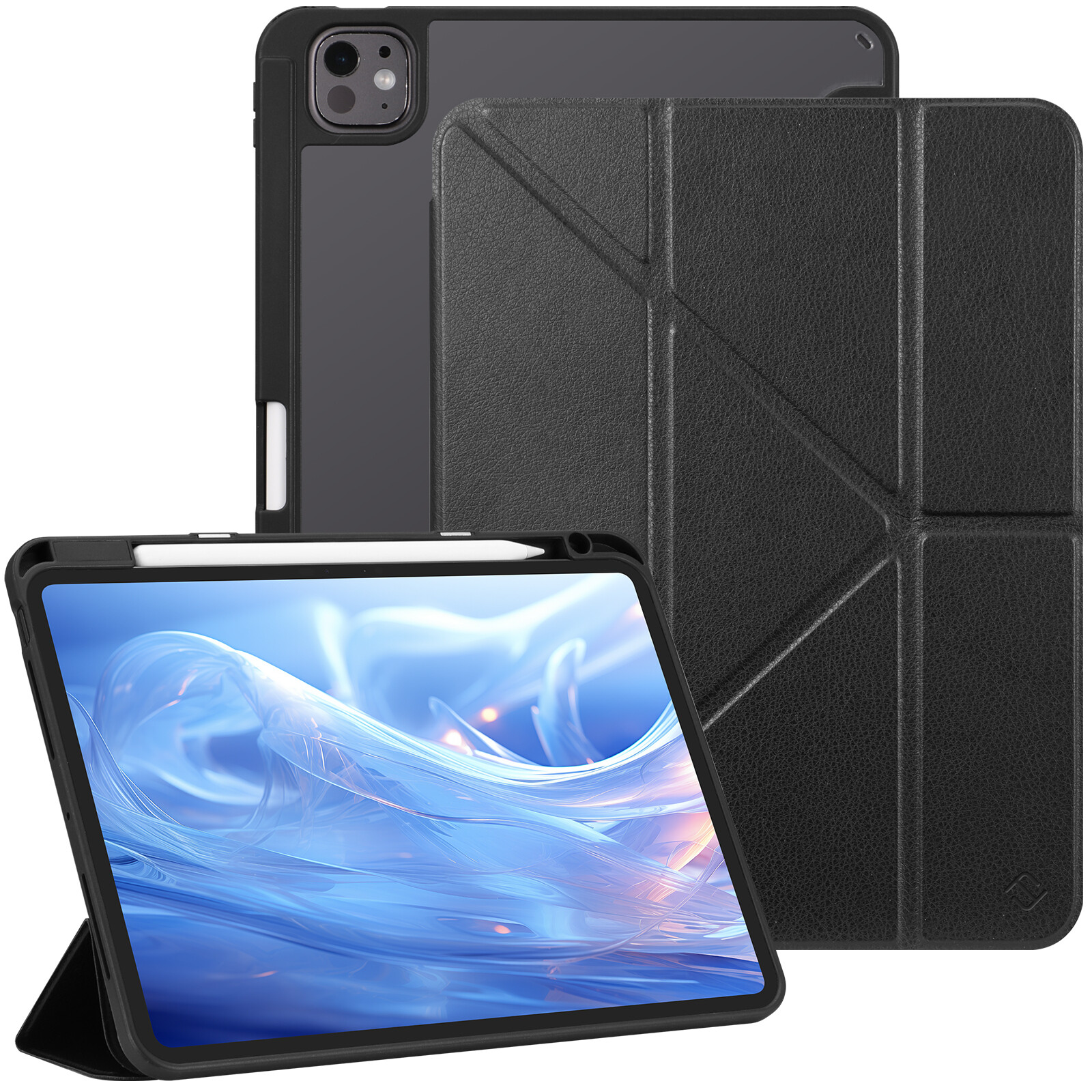 Hybrid Slim Case for iPad Pro 11-inch M4 (2024) Shockproof Protective Cover