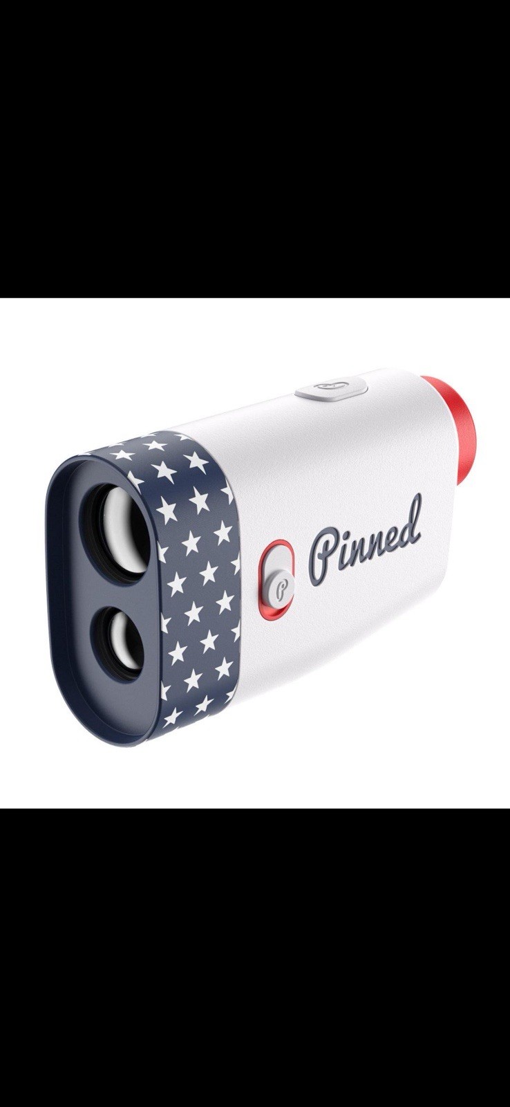 Pinned Golf Laser Rangefinder Ryder Cup Prism USA Flag