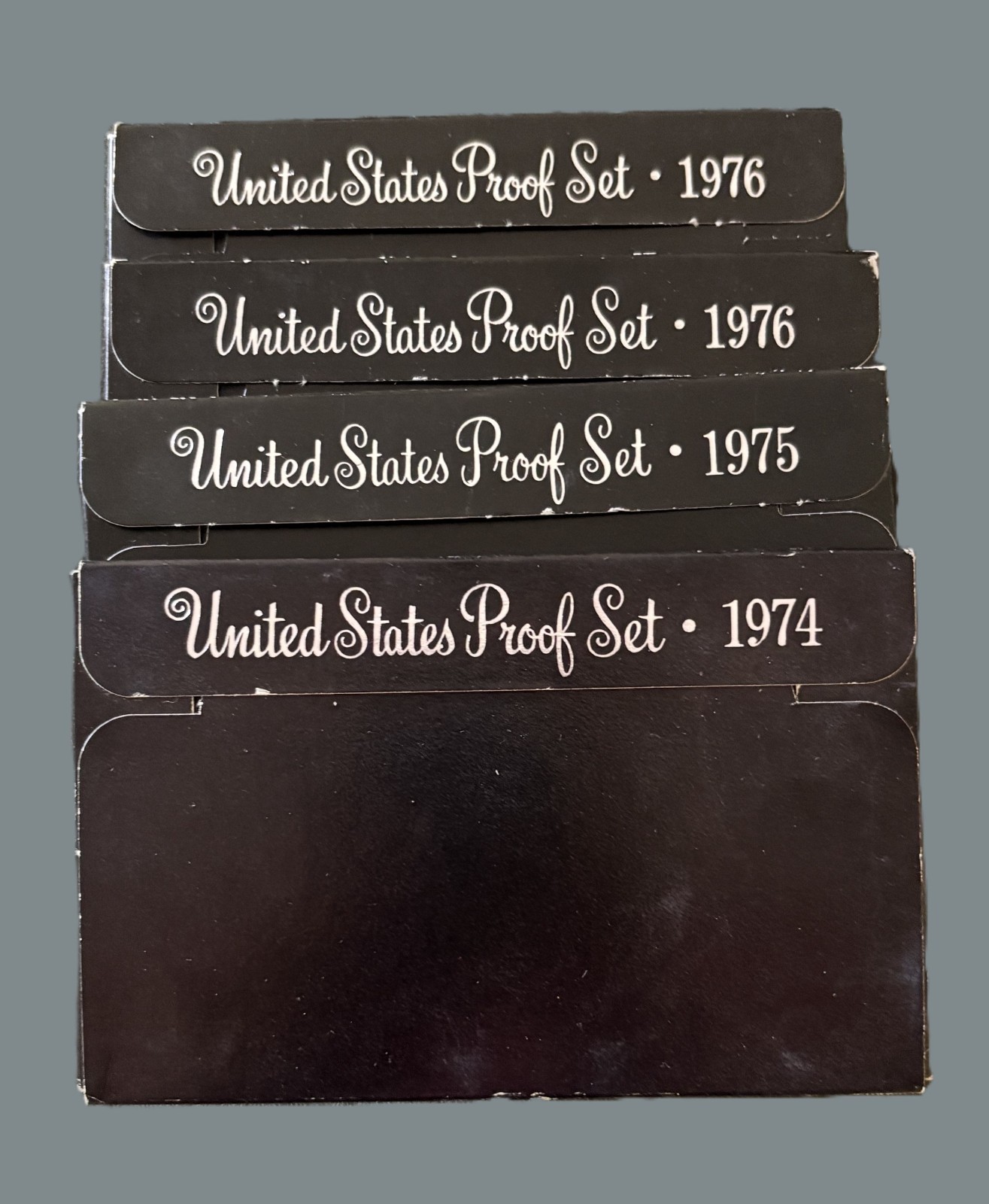 Four US Proof Sets 1974 1975 + Two 1976