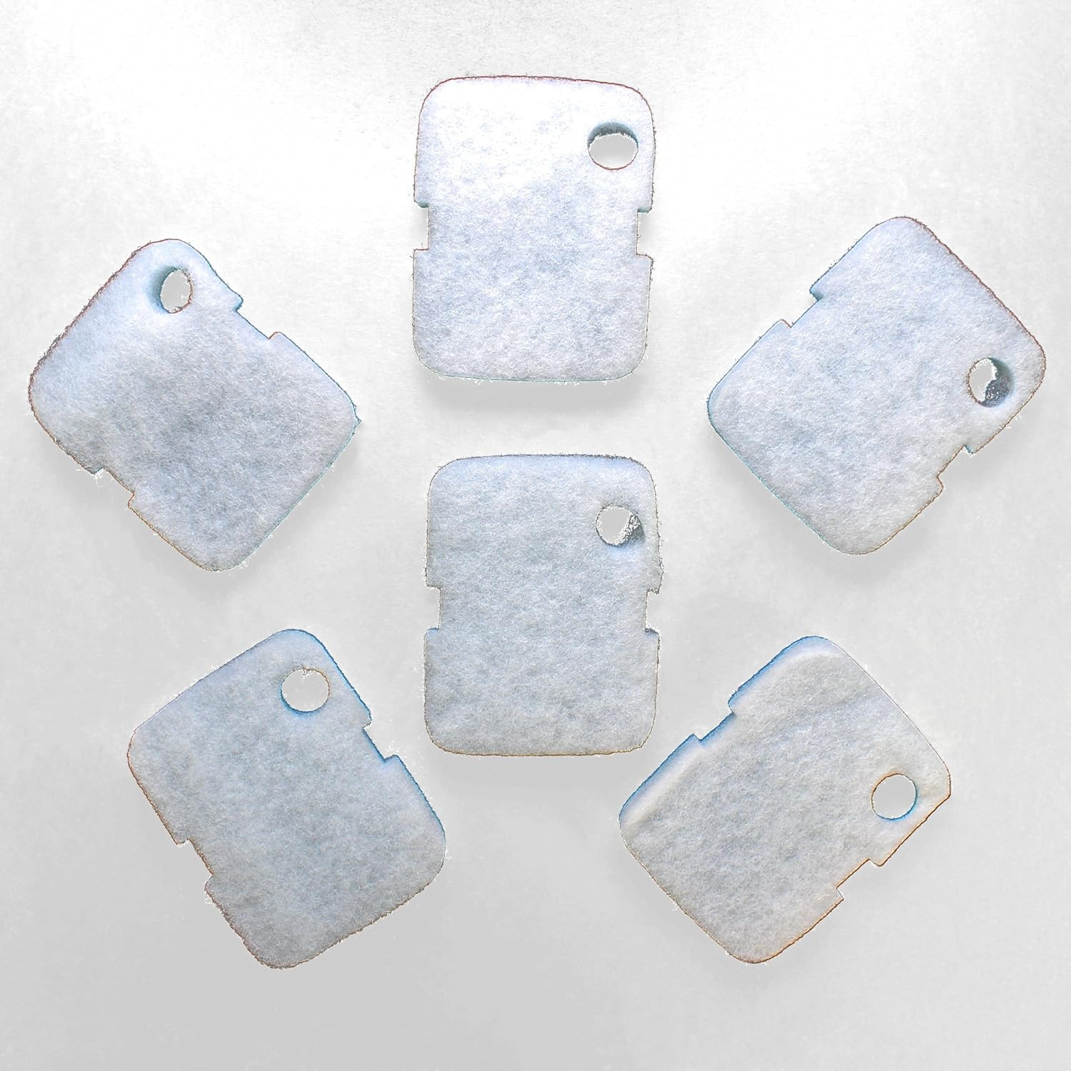 Cascade 6 Pack Bio-Floss Replacement | Poly Fiber Floss Pads for Cascade 700 & 1