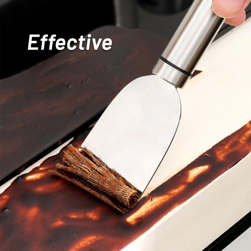2 Pack Stove Scraper for Tough Case - Wide Using Stainless Steel for...