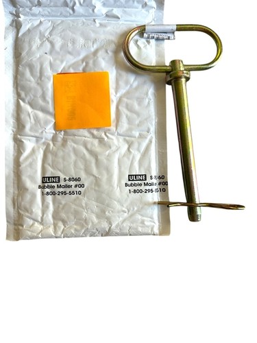 Buyers Products 66110 Yellow Zinc Plated Hitch Pins - 3/4 Diameter X 4-1/4 Inch