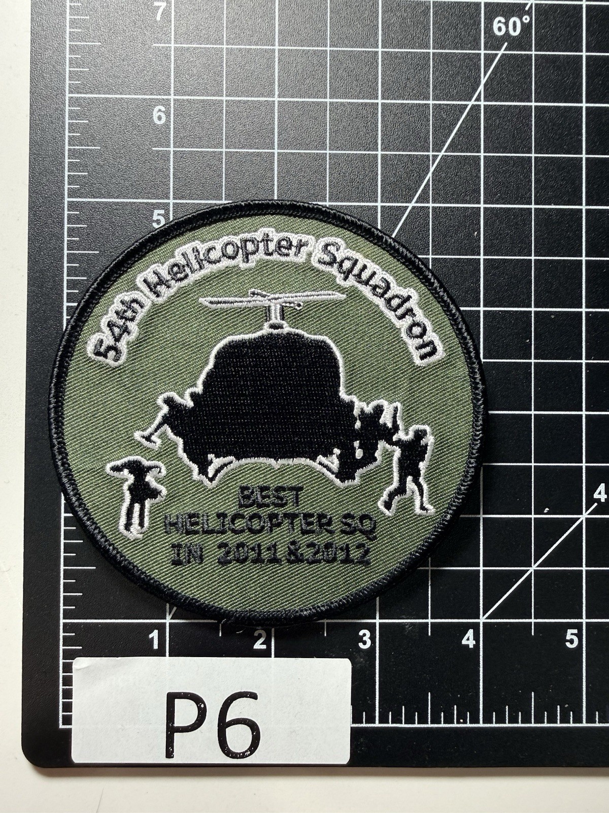 Vintage USAF 54th Helicopter Squadron "Best Helicopter SQ in 2011 & 2012" Patch