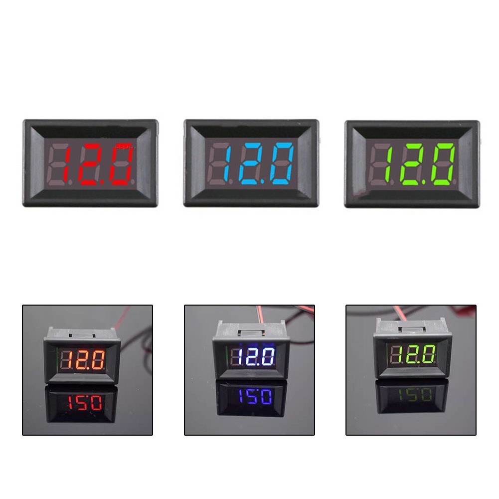 Convenient Wiring and Installation LED Digital for 2 line DC Voltage Table