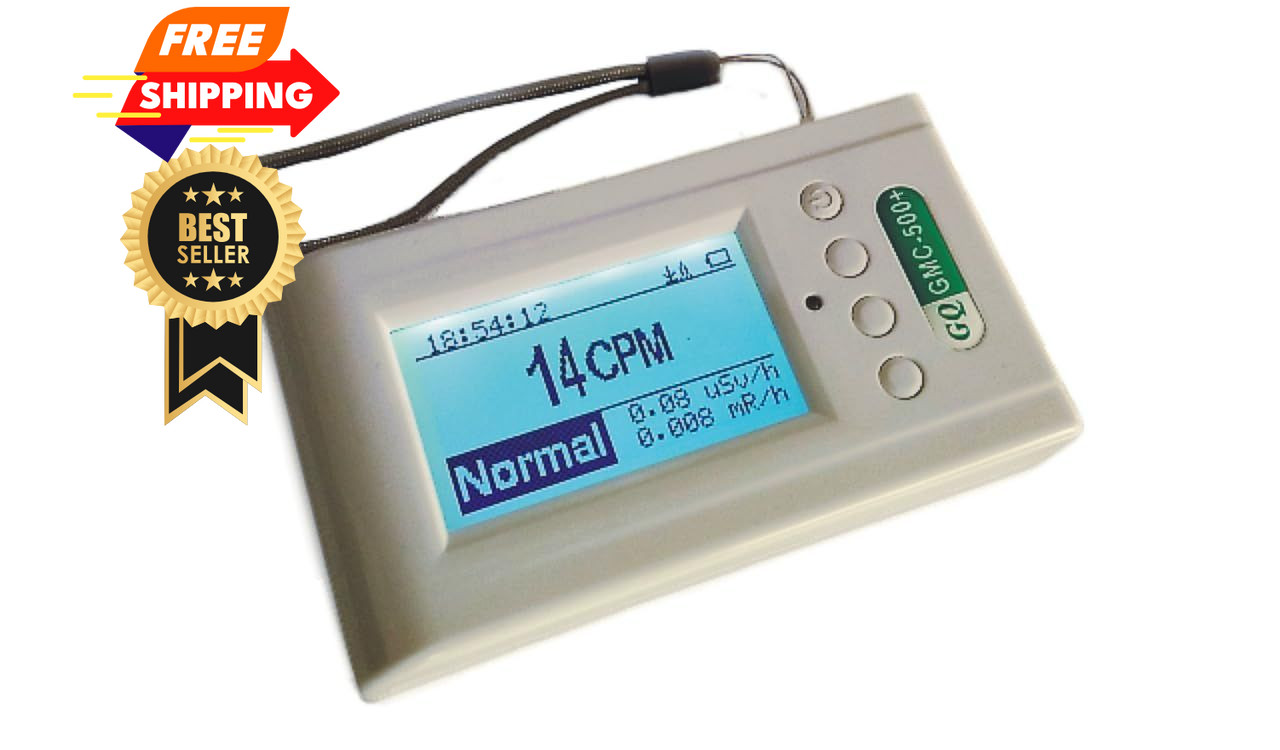 GQ GMC-500Plus Geiger Counter Nuclear Radiation Detector One Size, white