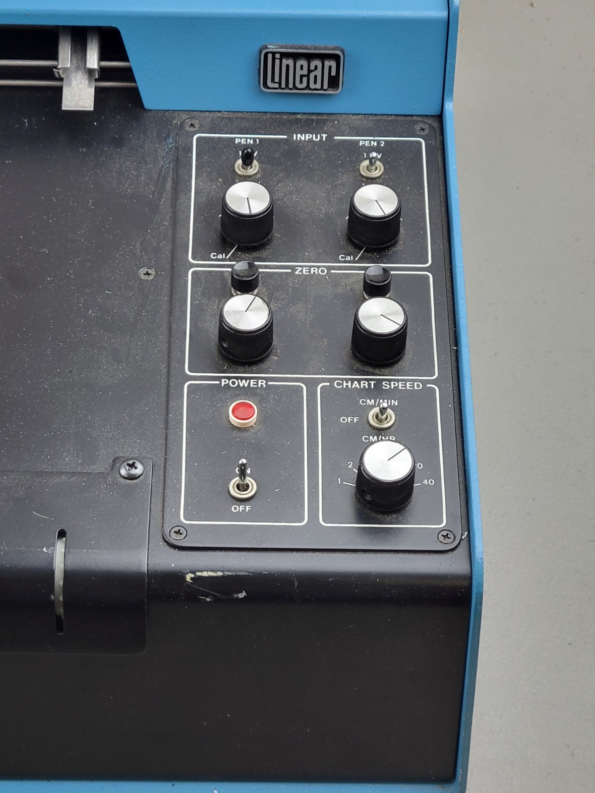 Linear Instruments 291 Strip Chart Recorder Analog Data Logger Lab Equipment