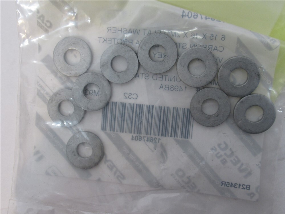 CNHi 12647604 , 6.15mm x 16mm x 2mm Flat Washer (PK 10)