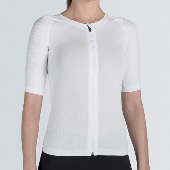 FGP P+ EFFECT ZIP SEAMLESS POSTURAL SWEATER