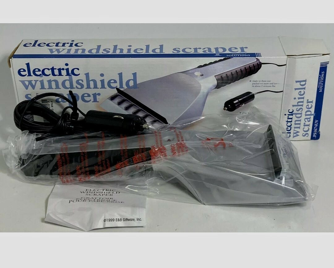 +12V Auto Car Heated Electric Windshield Ice Scraper Snow Melter Removal New.