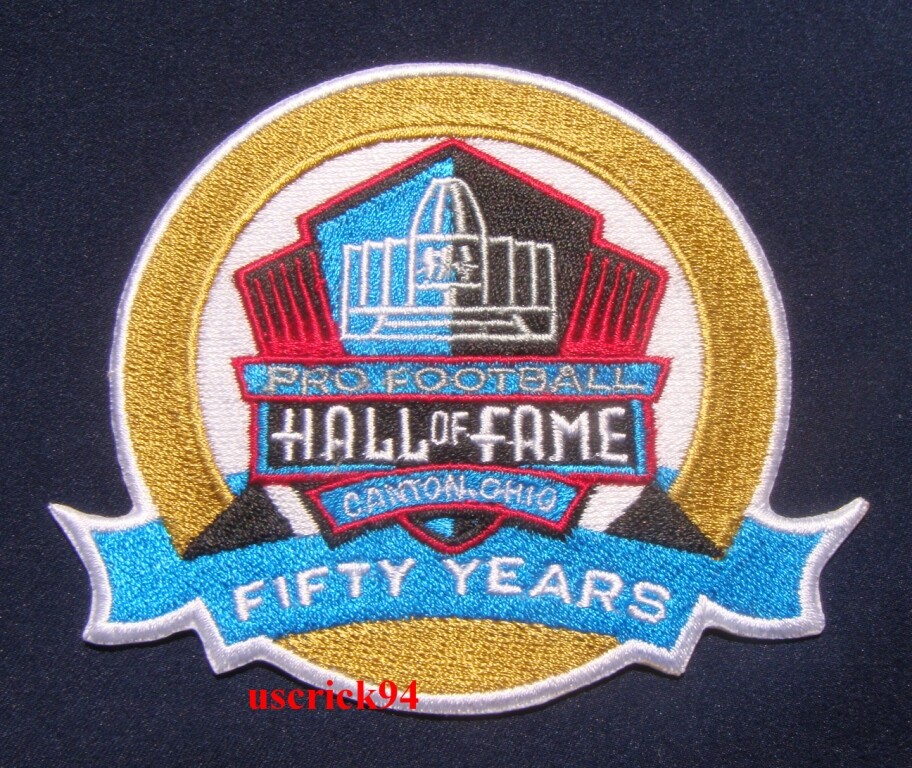 1963 - 2013 Pro Football Hall of Fame 50th Anniversary Fifty Years Players Patch