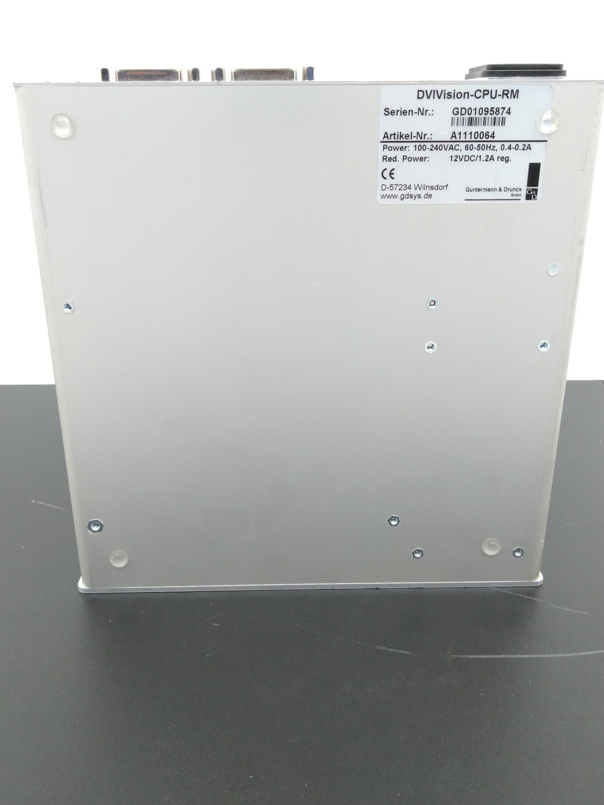 Guntermann and Drunck A1110064 DVIVision-CPU-RM DVI / KVM Extender