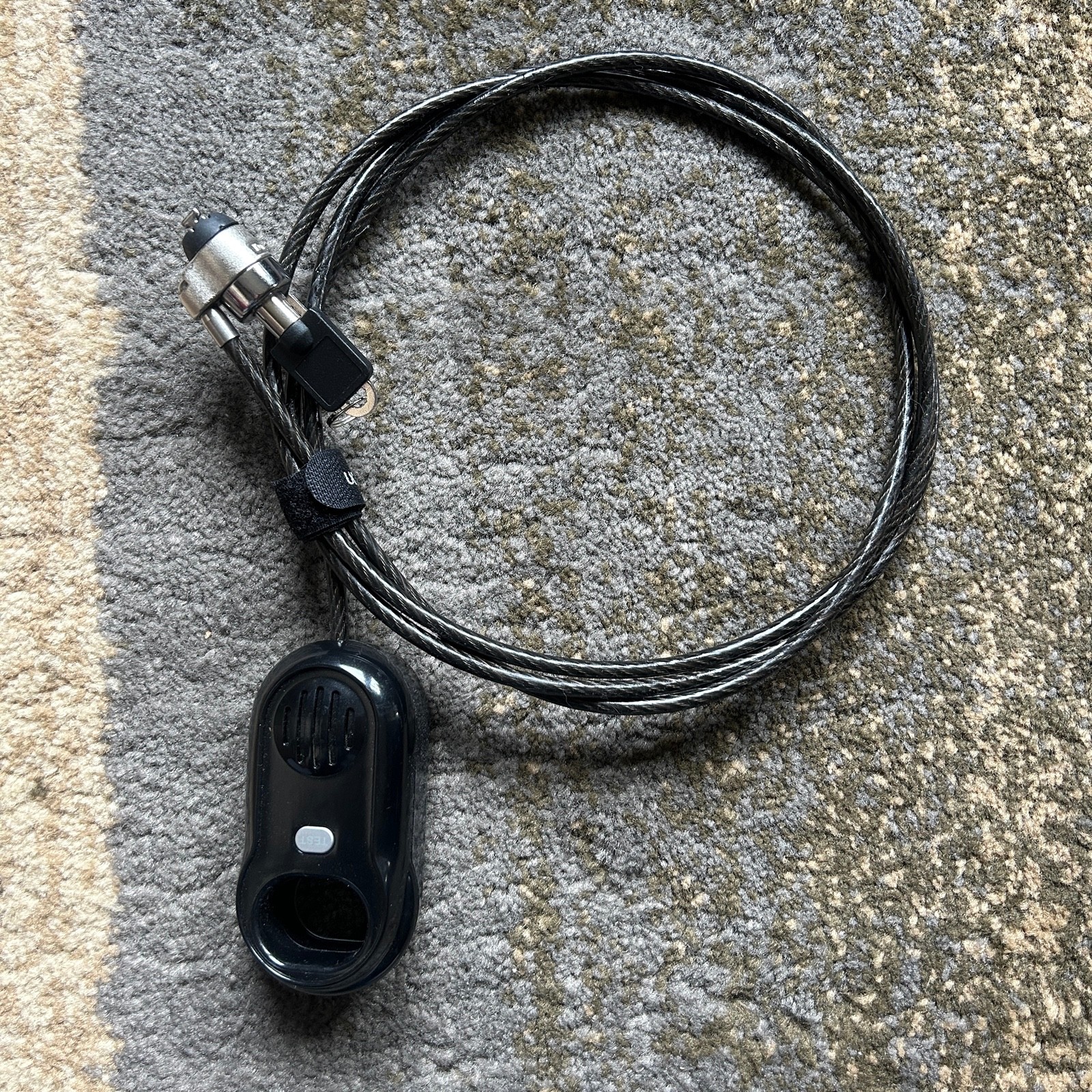 Kensington 6 Ft MicroSaver Alarmed Laptop Computer Peripheral Cable Lock K64196