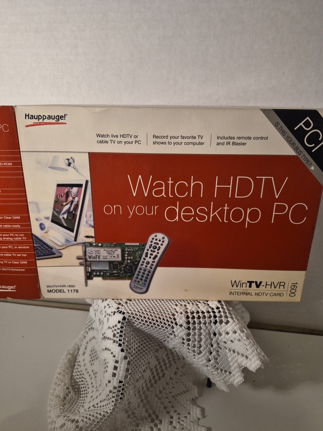 WinTV 1199 PCI WinTV-HVR-1600 Partial Kit In Box NEW COMPONENTS - NO CARD - READ