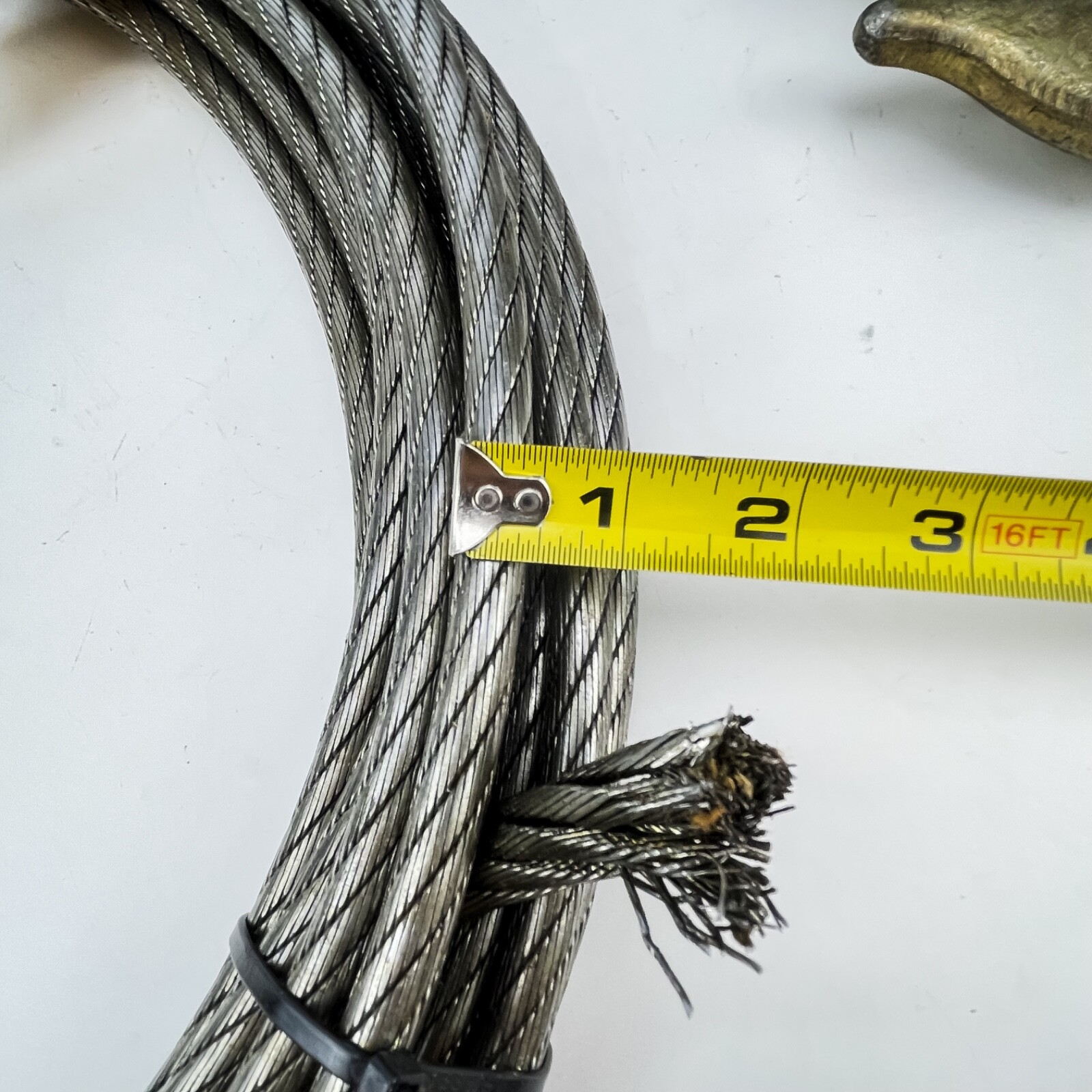 BA Products Winch Cable with Hook 4-S71650 7/16" x 50ft