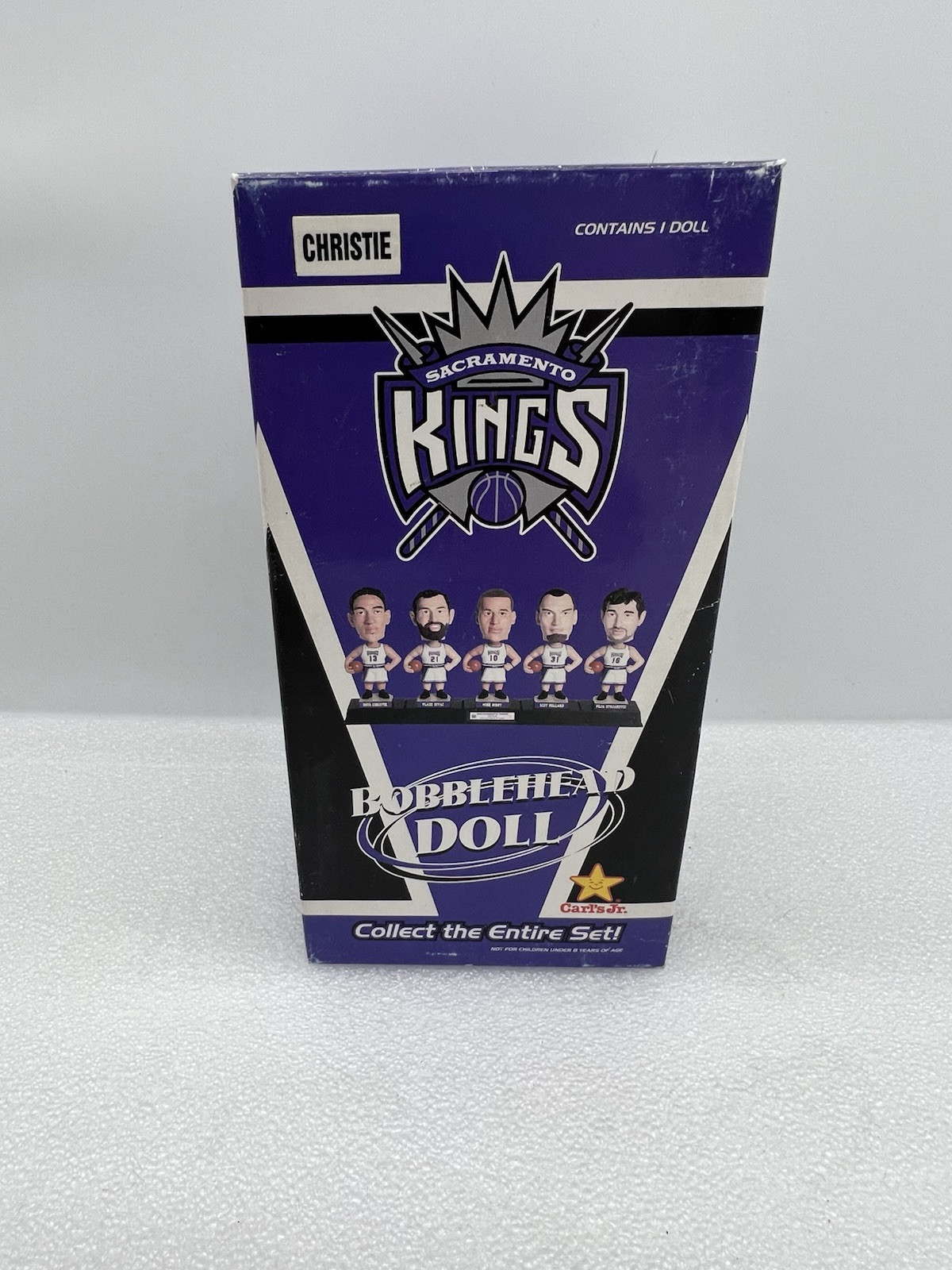 Doug Christie #13 Sacramento Kings Carl's Jr. Basketball Bobblehead New!