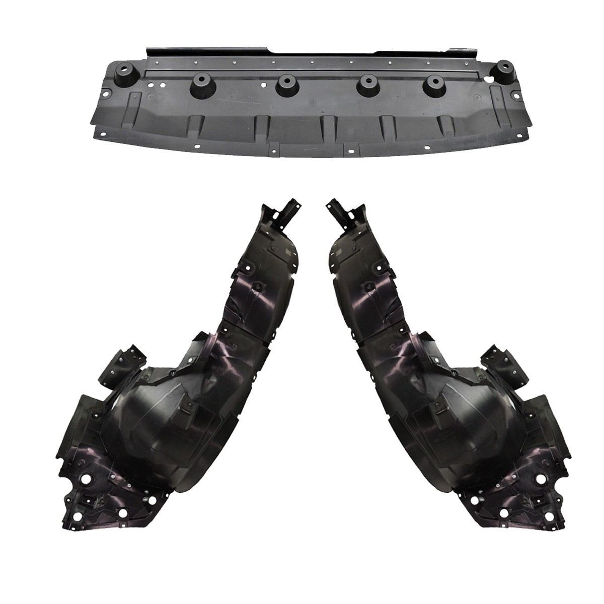Front Fender Liner & Engine Under Cover Set For 2020-2025 Versa NI1228173