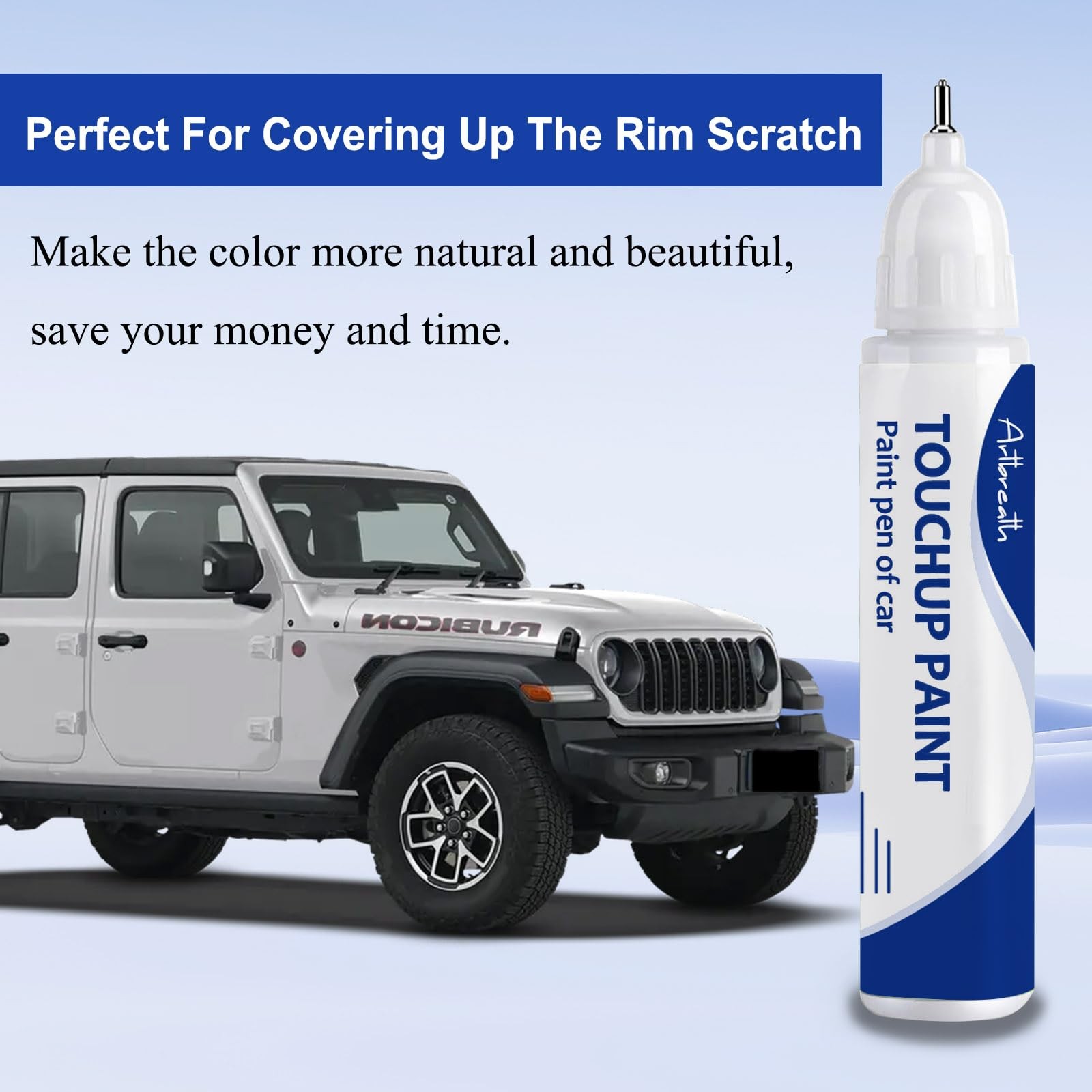 Silver Zynith(PSE/SSE) Touch Up Paint for JEEP-Exact Match–Chips and Nicks Ca...