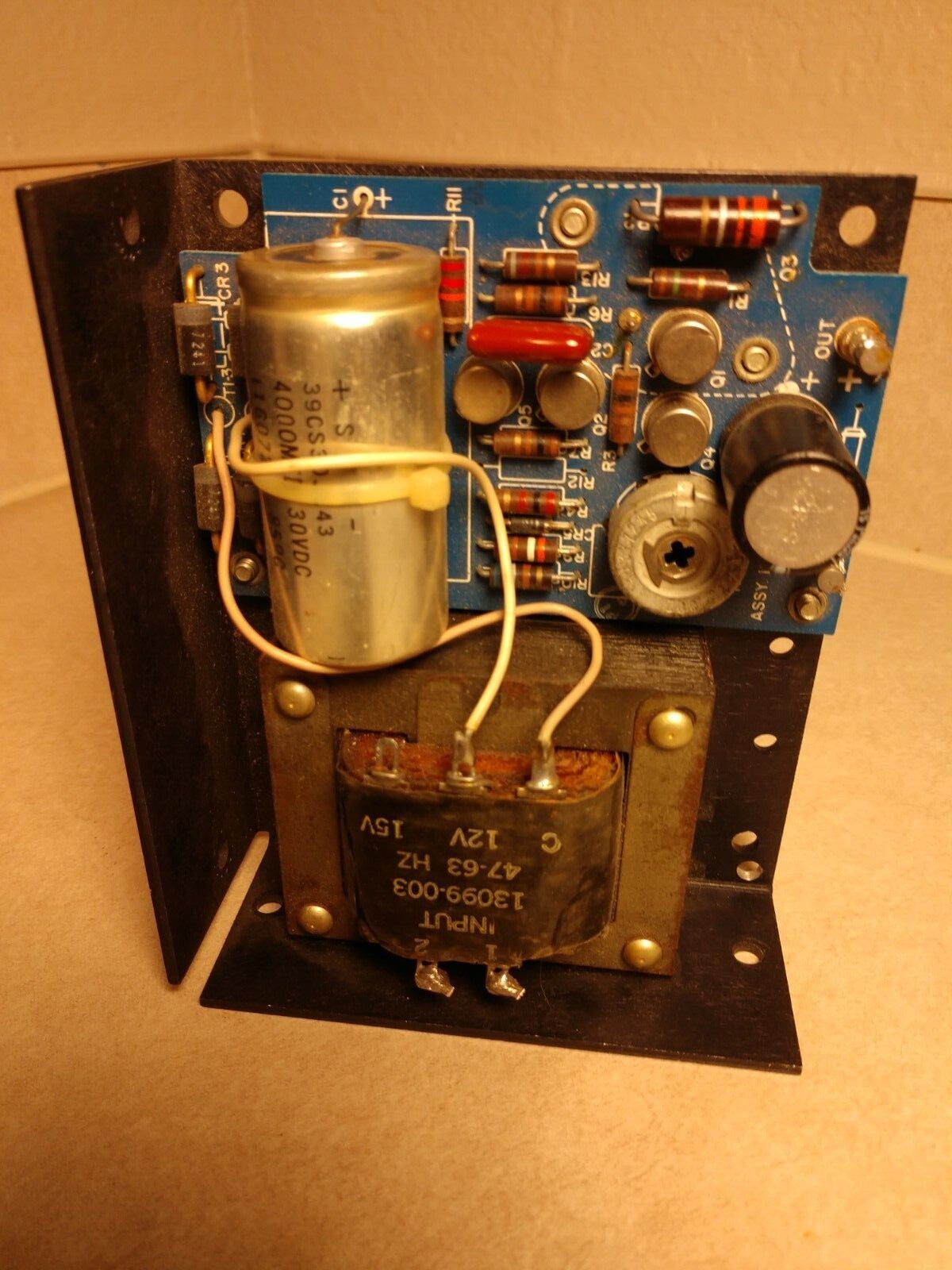 PowerTec Model 2B15-1.3, Linear Power Supply, 15V @ 1.3A, Tested