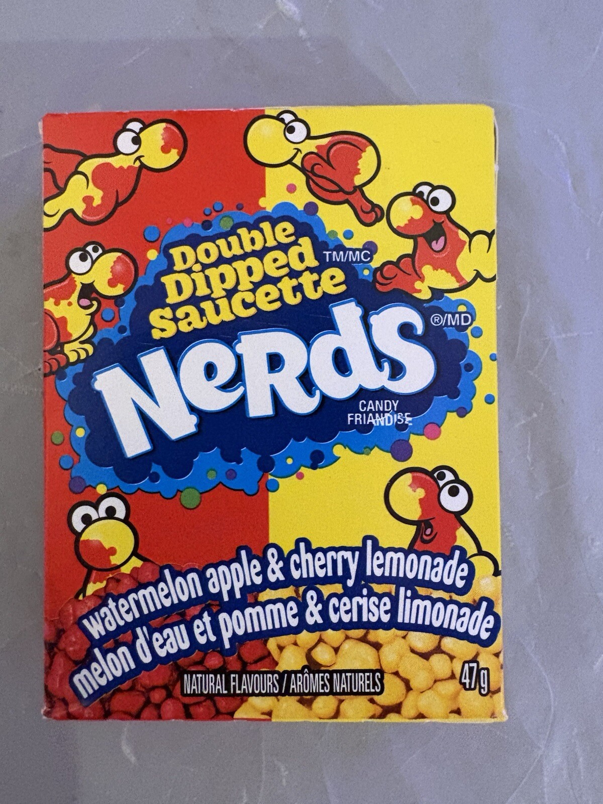 Double Dipped Saucette Nerds Candy Watermelon Apple Cherry Lemonade