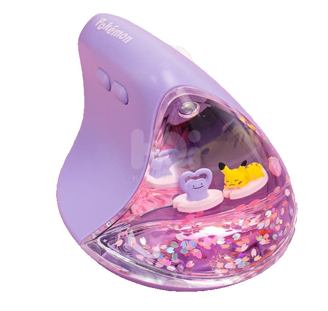 Pokemon Ditto Vertical Wireless Bluetooth Gaming Mouse Ergonomic Character NEW