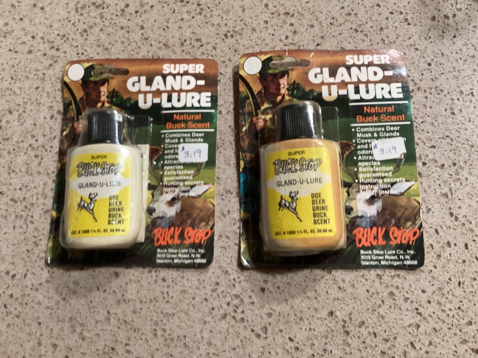 VTG Gunsmith Estate Buck Stop Super Gland-U-Lure Buck Scent 1984 NOS—H1