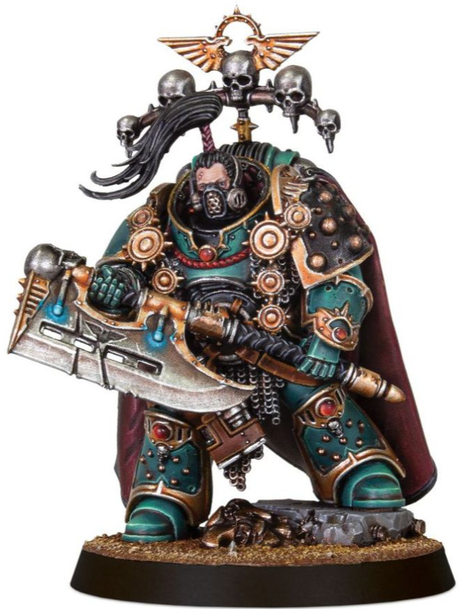 Legion Praetor w/ Power Axe-Space Marine-Horus Heresy-Chaos-Warhammer 30k-40k