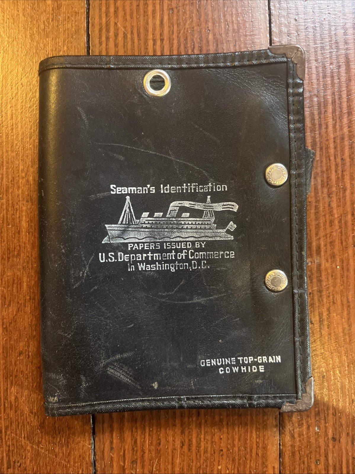 WWII Seaman's Identification Papers Wallet Merchant Sea Commerce *W/ Certificate