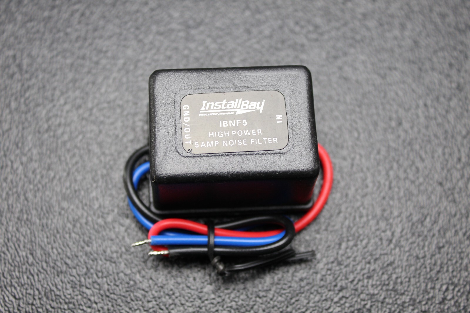 1 NOISE FILTER 5 AMP 12V HUM ENGINE SUPPRESSOR AUDIO CAR POWER WIRE IBNF5