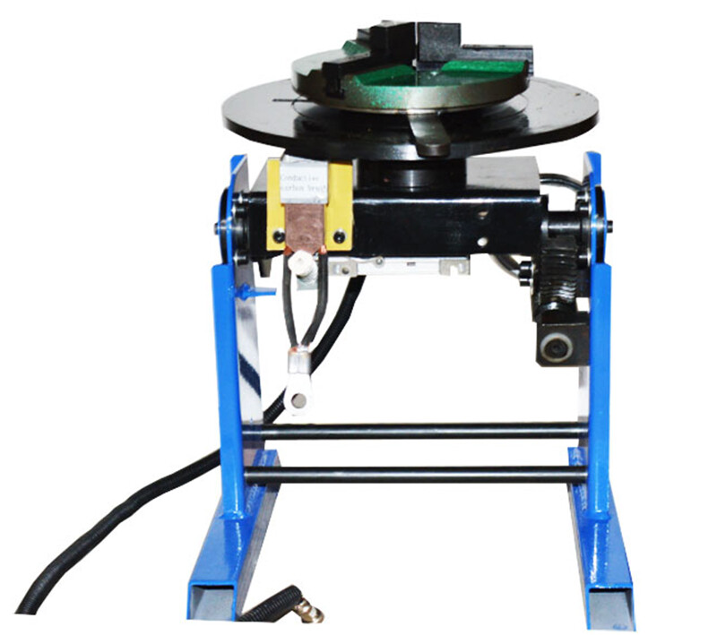110V 50KG Welding Positioner Turntable(PLC Controller) with 200mm Chuck